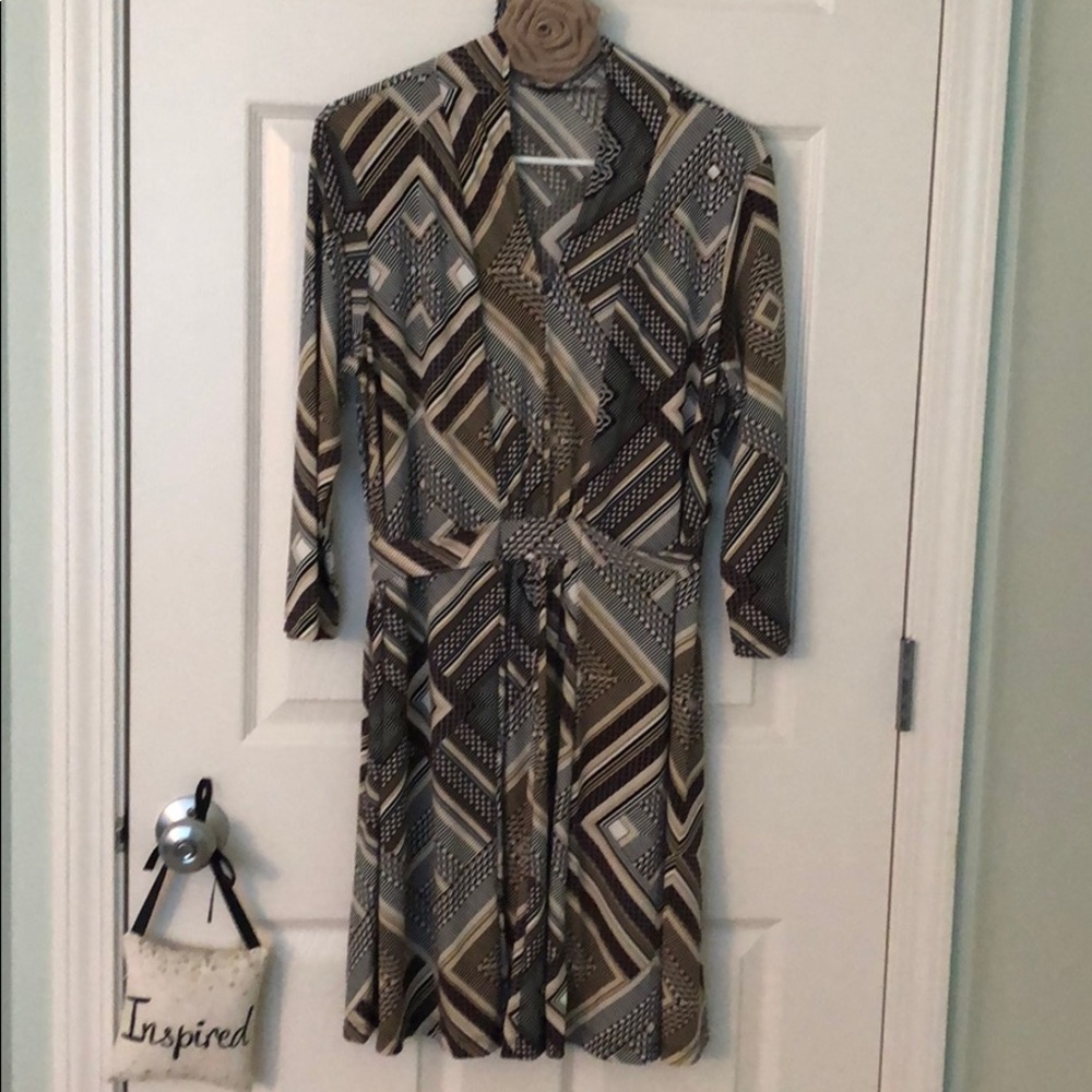 3/4 Sleeve Mini Dress
